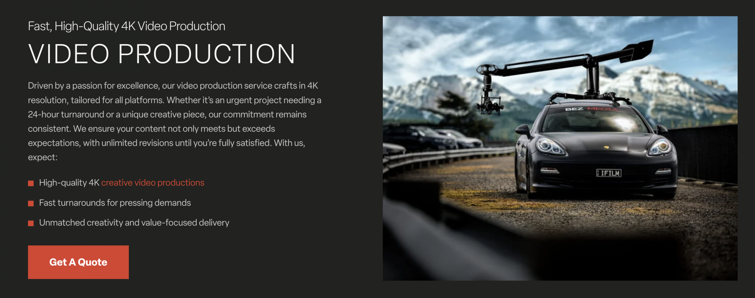 product videography bez agency